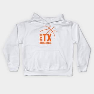 Texas Basketball 01 Kids Hoodie